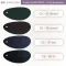 ตัวอย่างสีหนังเทียม PVC C6 สีเขียวแก่ ตาลแก่ กรม ดำ รหัส C6-35 C6-36 C6-37 C6-38