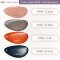 ชาร์ตสีหนัง PVC รหัส E444 สีชมพู สีเผือก สีส้ม และสีคราม
