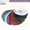 แผ่นตัวอย่างสี Embozz หนังเทียม PVC รหัส G46 ศรีสงวน 11 สี แบบ fan deck