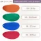 สีหนังเทียม PVC รหัส G9 ศรีสงวน 4 สี ส้ม เขียวสด ทะเล โอรส