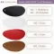 ตัวอย่างสีหนังเทียม PVC รุ่น GO 5 สี ได้แก่ GO-1 ดำหลังขาว GO-21 ดำหลังดำ GO-2 ขาว GO-3 แดง GO-5 แทน โดย Srisanguan
