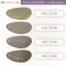 ชาร์ตสีหนังเทียม K48 ลายลิ้นจี่โทนธรรมชาติ สีกากี สีเนื้อ สีโทป และสีเขียวขี้ม้า