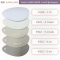 ชาร์ตสีหนังเรียบ K922 สีขาว (K922-1) สีน้ำตาลแก่ (K922-2) สีแทนส้ม (K922-3) และเฉดสีเทา