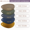 ชาร์ตสีหนังเทียม K922 ผิวเรียบ สีกาแฟ สีเขียวขี้ม้า สีกรม สีน้ำเงิน และสีเหลืองมัสตาร์ด
