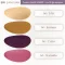 ตัวอย่างหนัง PVC ลายเกรนหนังสัตว์ละเอียด รหัส M สีไข่ (M-5) สีคาเมล (M-6) สีม่วง (M-7) และสีบานเย็น (M-9)