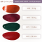 ตัวอย่างหนังเทียม N74 สีอิฐ สีหมู สีเขียว และสีแดง มาตรฐาน Martindale Abrasion Test