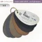 ตัวอย่างสีหนังเทียม PVC รุ่น N9-358 ครบทั้ง 6 สี แบบพัด หลังผ้าใยโพลิเอสเตอร์ หนา 1.9 มม. โดย Embozz Srisanguan