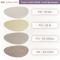 ชาร์ตสีหนังเทียมลายผ้าลินิน P31 สีครีม สีไข่ สีกากีอ่อน และสีกากีแก่ สำหรับหุ้มโซฟามินิมอล