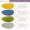 ชาร์ตสีหนังเทียม P36 ลายผ้า สีเหลือง (P36-31) สีน้ำเงิน (P36-32) สีเขียว (P36-33) และสีเบจ (P36-34) สำหรับหุ้มเบาะเฟอร์นิเจอร์