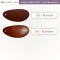 ตัวอย่างสีหนัง PVC ลายเส้น เงา รหัส 293 สีแทนแก่ (293-14) สีแทนอ่อน (293-16)