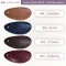ตัวอย่างสีหนัง PVC หนา 0.9 mm รหัส 364 สีแทนอ่อน (364-5) สีกรม (364-6) สีตาลแก่ (364-7) สีเลือดหมู (364-8)