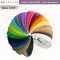 หนังเทียม PVC รหัส C4 ลายเรียบ หนา 0.8 mm หลังผ้ายืด สีให้เลือกครบ 40 สี เหมาะสำหรับทำกระเป๋า รองเท้า และบุเฟอร์นิเจอร์ แบรนด์ Embozz จำหน่ายโดย ศรีสงวน