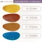 หนังเทียม PVC รหัส V3 ลายเล็ก สีทูโทน หนา 0.8 mm หลังผ้ายืด 4 สี: เหลือง (V3-13), แทนอิฐ (V3-14), แทนทอง (V3-15), เทอค้อย (V3-16) จำหน่ายโดย ศรีสงวน
