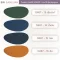 ตัวอย่างสีหนัง PVC รหัส Q487 สีเขียวแก่ สีกรม สีน้ำเงิน และสีส้ม ผิวสัมผัสเรียบหรูไม่สะท้อนแสง