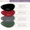 ชาร์ตสีหนังพียู RG01 ลายกำมะหยี่ละเอียดผิวด้าน สีดำ (RG01-1) สีแดง (RG01-5) สีเทาแก่ (RG01-8) และสีเขียว (RG01-10) สำหรับหุ้มเบาะ