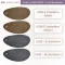 ชาร์ตสีหนังลายหนังช้าง U358 สีแทนเหลืองหลังดำ (U358-2) แทนเหลืองหลังขาว (U358-12) สีเทาหลังดำ (U358-4) และสีเทาหลังขาว (U358-14)