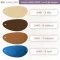 ตัวอย่างสีหนังเทียม PVC U461 สีครีม ตาลแดง แทนอ่อน ทะเล รหัส U461-5 U461-6 U461-7 U461-8