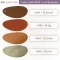 ตัวอย่างสีหนังเทียม PVC U461 สีแทนแก่ อิฐ คาเมล กากี รหัส U461-13 U461-14 U461-15 U461-16