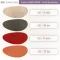ตัวอย่างสีหนังเทียม PVC U5 สีครีม เทา แดง อิฐ รหัส U5-9 U5-10 U5-11 U5-12
