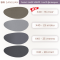 ชาร์ตสีหนัง PVC X40 ลายเรียบ สีกาแฟ สีเทาอ่อน สีเทากลาง และสีเทาแก่