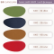 ตัวอย่างสีหนัง X40 สีเขียว สีกรม สีแทน และสีแดง สำหรับบุเฟอร์นิเจอร์