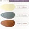 ตัวอย่างสีหนังเทียม PVC YP38 สีครีมอ่อน เทาอ่อน แทนอ่อน รหัส YP38-1 YP38-13 YP38-17