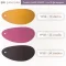ตัวอย่างสีหนังเทียม PVC YP38 สีมัสตาด บานเย็น ตาลอ่อน รหัส YP38-19 YP38-23 YP38-34