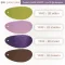 สีหนังเทียม PVC รหัส YP43 ศรีสงวน 4 สี เหลือง ม่วงอ่อน ม่วงแก่ ทองแดง
