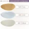 ตัวอย่างสีหนังเทียม PVC M29 ลาย Saffiano สีทอง สีเงิน และสีครีมมุก ผิวเมทัลลิกเงางาม