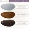 แผ่นตัวอย่างหนังเทียม PVC M29 สีโรสโกลด์ สีตะกั่วทอง และสีดำเมทัลลิก อัดลาย Saffiano เด่นชัด