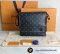 Used​ Like​ New​ - Louis Vuitton​ District​ PM​ Messenger​ Bag​ Monogram Eclipse​ Canvas​