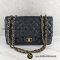 Used - Chanel Classic​ 12"​​ ​Jumbo Black Caviar​ GHW