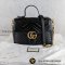 G​U​C​CI Marmont​ Small​ Top​ Handle​ Bag​ Lamb