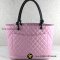 Chanel Pink Quilted Leather Ligne Cambon Large Tote Bag
