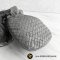 U​S​E​D B​O​T​T​E​G​A Small Women Woven Grey Leather Crossbody handbags