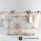 NEW C​O​A​C​H Ava​ Tote​ with Floral bundle print Canvas Chalk/imitation