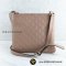 U​S​E​D  G​U​C​C​I​  Cissima​ Leather​ Messenger​ Beige​ Cilf เบจอมชมพู​ GHW​