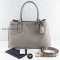 U​SED PRADA Saffiano​ Lux BN1874 33 เทา