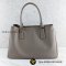 U​SED PRADA Saffiano​ Lux BN1874 33 เทา