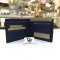 In Stock Bottega Veneta Bi-fold wallet with coin Purse Blue Color