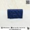 Chanel Boy Cardholder Blue SHW 