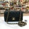 Used -​ Chanel Classic​ Mini​ 8​ Black Caviar​ GHW​ Mett