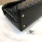 Chanel Coco 11.5 Lizard Rhw Black Caviar