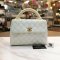 Used - Chanel Handle​ Bag​ White​ Caviar​GHW​10