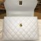 Used - Chanel Handle​ Bag​ White​ Caviar​GHW​10