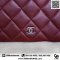 Chanel Long Wallet Bi-Fold Red Caviar SHW