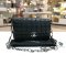 Used -​ Chanel Vintage Shoulder Bag Black Lambskin SHW