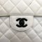 Used - Chanel Vintage Shoulder Bag White Lambskin BHW