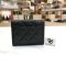 Used-Chanel Wallet Coin Purses​ Classic​ Flap Black Caviar​ GHW holo20
