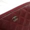 Used - Chanel Wallet Zippy Classic Long Red Caviar SHW Hologram : 15××××××